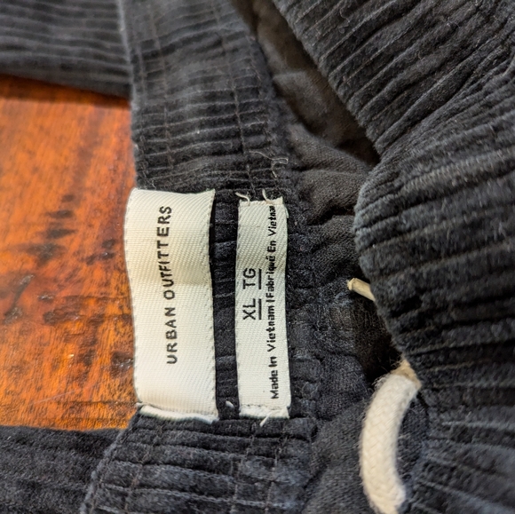 Urban Outfitters Men's Corduroy Joggers Black XL - Picture 6 of 10